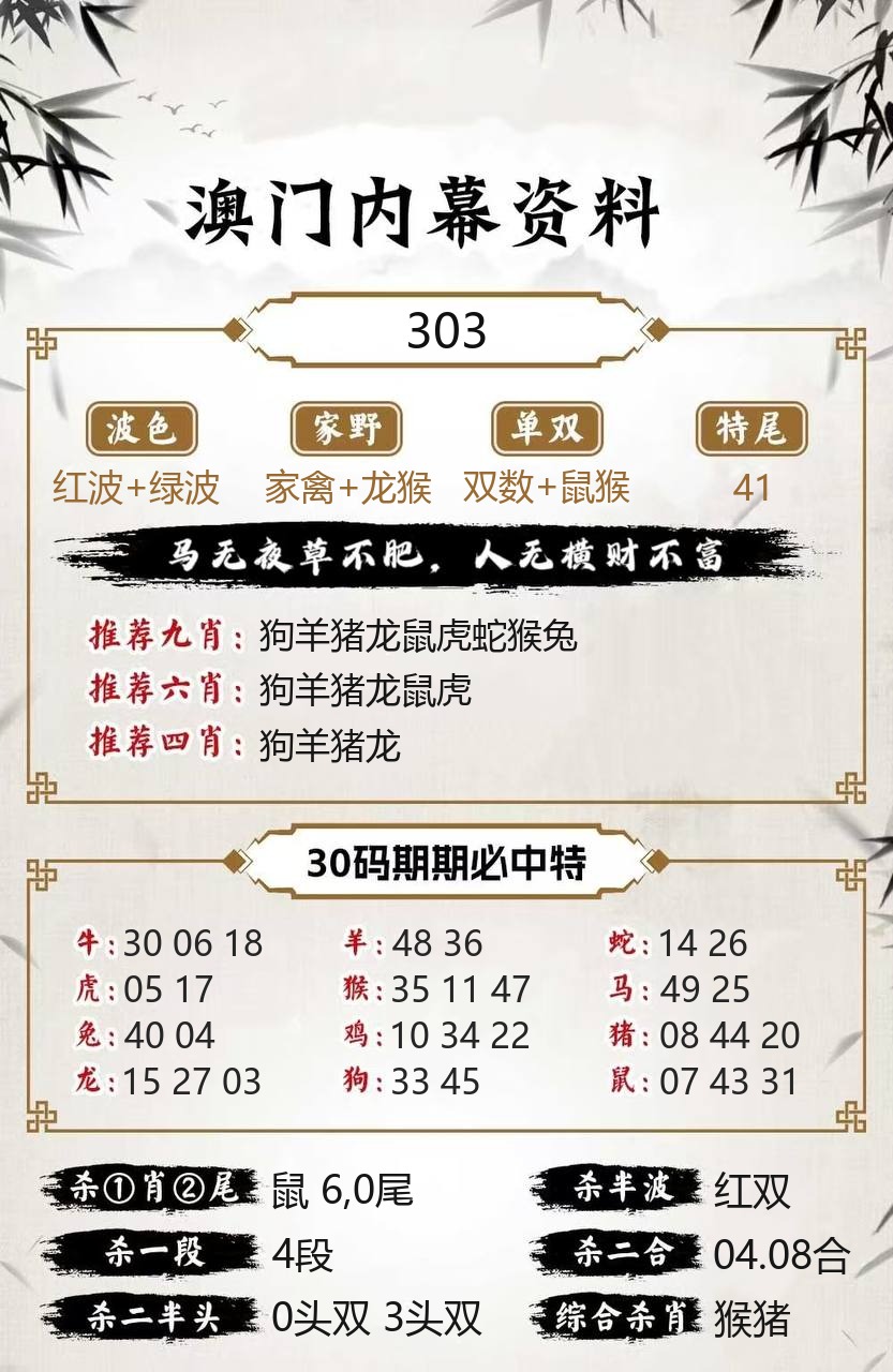 新香港乐彩内幕资料模板